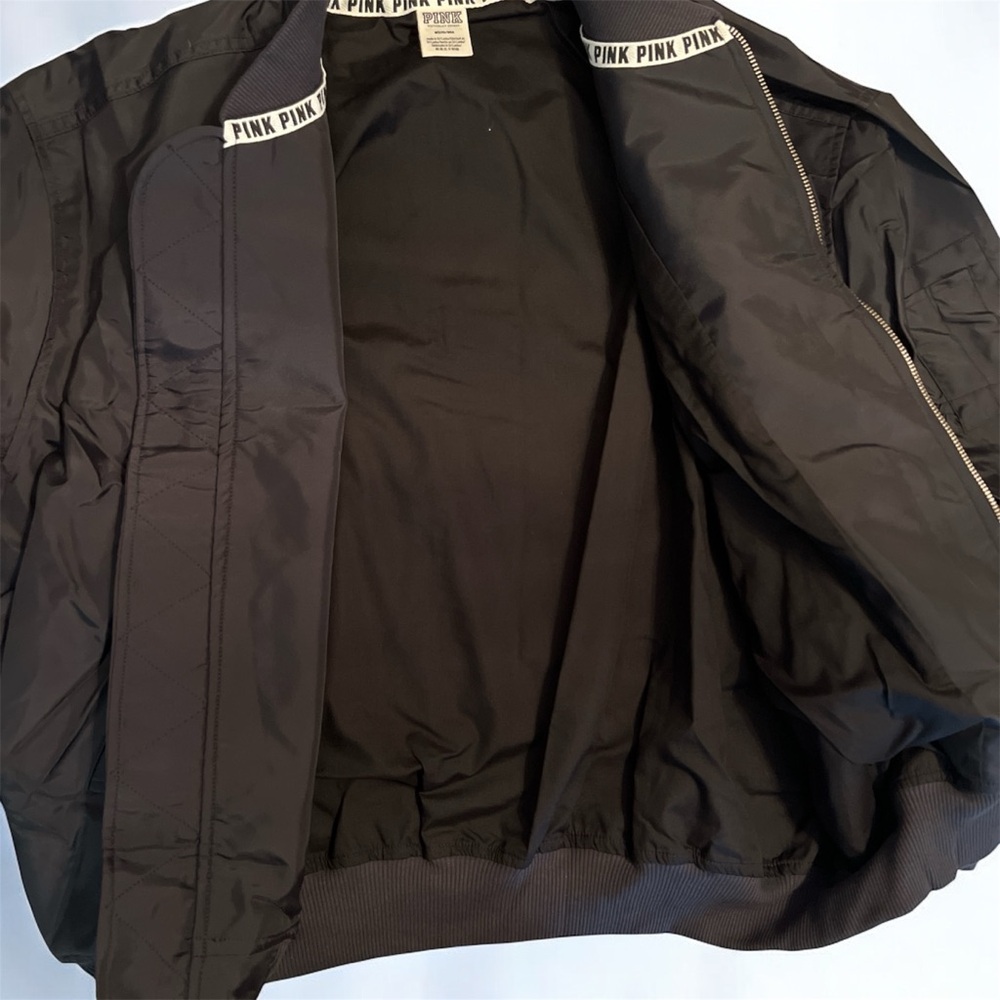 PINK Oxford Bomber Jacket - Picture 5 of 5